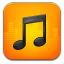 Music Orange icon
