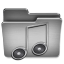 Music Steel Folder Icon