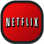Netflix Flat Round icon