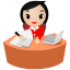 Office Women Red icon