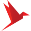 Origami Bird Red icon