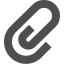 Paperclip Vector icon