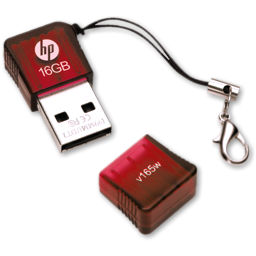 Pen Drive  HP 165w 16GB Red