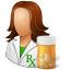 Pharmacist Female icon