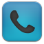 Phone Blue And Black icon