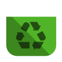 Recycling bin empty-128