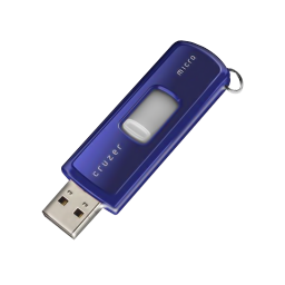 Sandisk Cruzer Micro Blue USB-256
