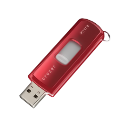 Sandisk Cruzer Micro Red USB-256