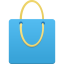 Shopping Bag Blue icon