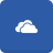SkyDrive Flat icon