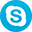 Skype flat circle-32