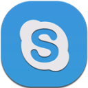 Skype Flat Round