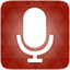 Sound Recorder red icon