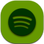 Spotify Flat Round icon