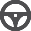 Steering Wheel Vector icon