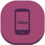 Viber Flat Round icon