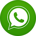 Whatsapp flat circle-128