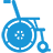 Wheelchair blue-48