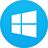 Windows 8 flat circle-48