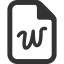 Word File icon