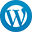 Wordpress flat circle-32