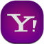 Yahoo Flat Round icon